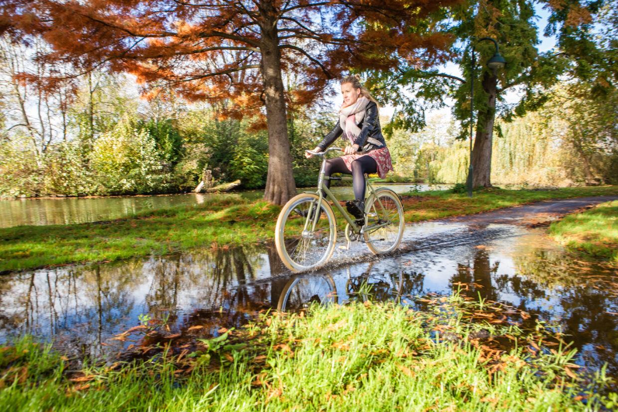 Slider Bodemdaling fiets